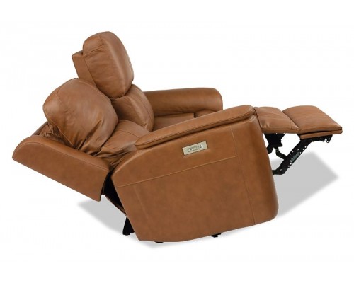 Henry Power Reclining Loveseat with Power Headrests and Lumbar